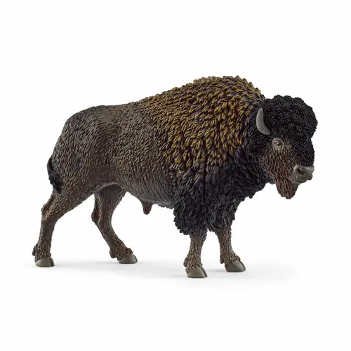 Pratique pour l’extérieur:Figurine Schleich® Bison - 13,5 x 5 x 8,5 cm