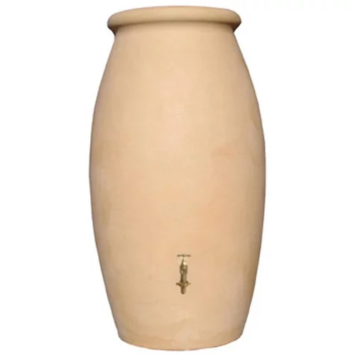 Fonctionnel au jardin:Récupérateur d’eau coloris beige Bellijardin Jarre – 500 L