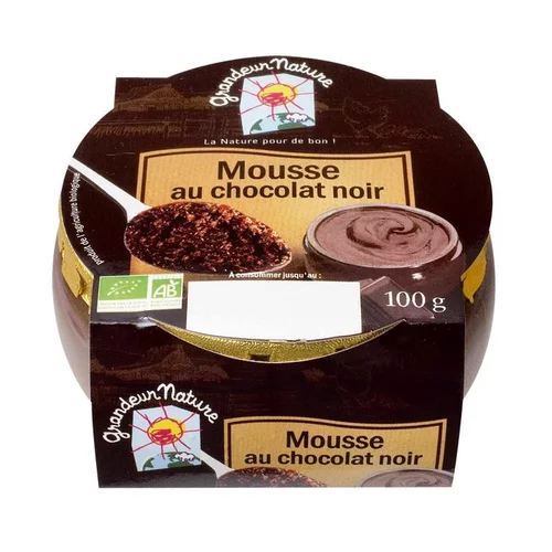 Jardin sélection:Mousse au chocolat noir - 100 g