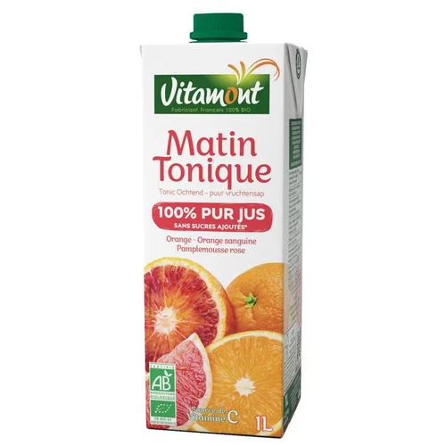 Jardin à découvrir:Pur jus bio Matin Tonique - 1 L