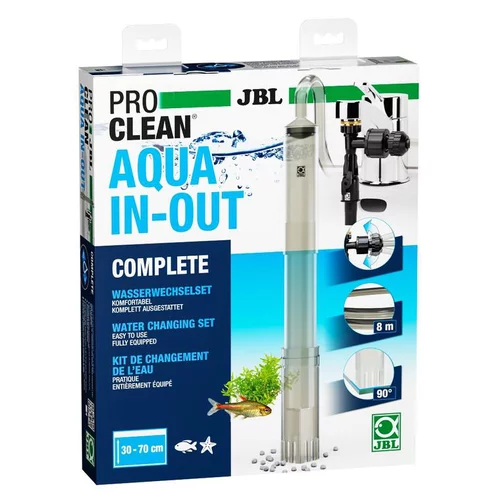 Esprit extérieur：Kit complet de changement d'eau pour aquarium coloris blanc JBL ProClean Aqua In Out