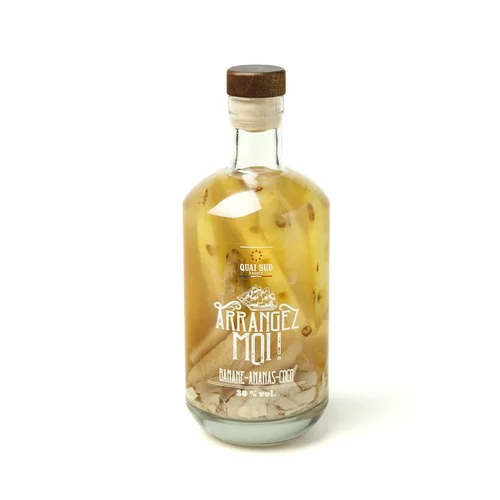 Nature pratique:Rhum arrangez moi banane, ananas et coco 70 cl