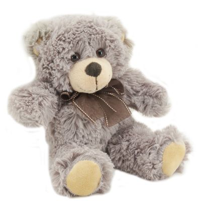 Peluche ours en acrylique gris foncé (20 cm)