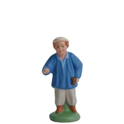 Pour votre projet：Garçonnet en Chemise bleue 7 cm