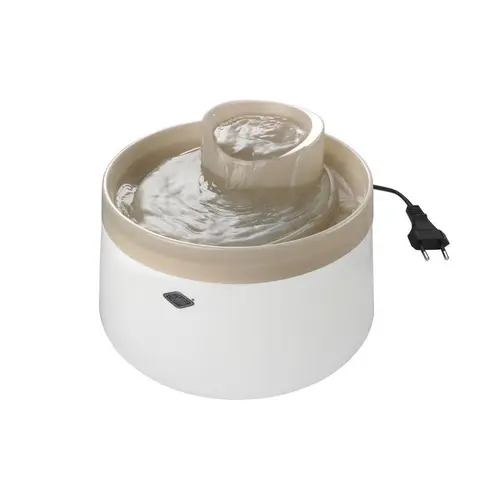 Bien dehors:Fontaine à eau Cascade beige - 1,5 L