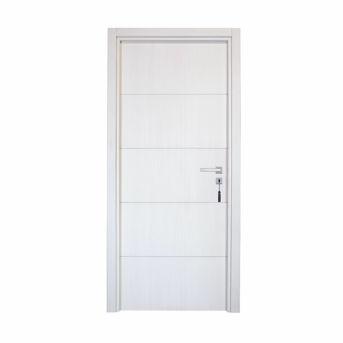 Bloc – porte pose fin de chantier PREMIUM Seymour, H.204 x l.73 cm, aspect chêne blanc, réversible, Reivilo