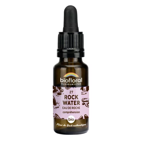 Pour vos jardins：Élixir n°27 Biofloral d’eau de roche en flacon de 20 ml