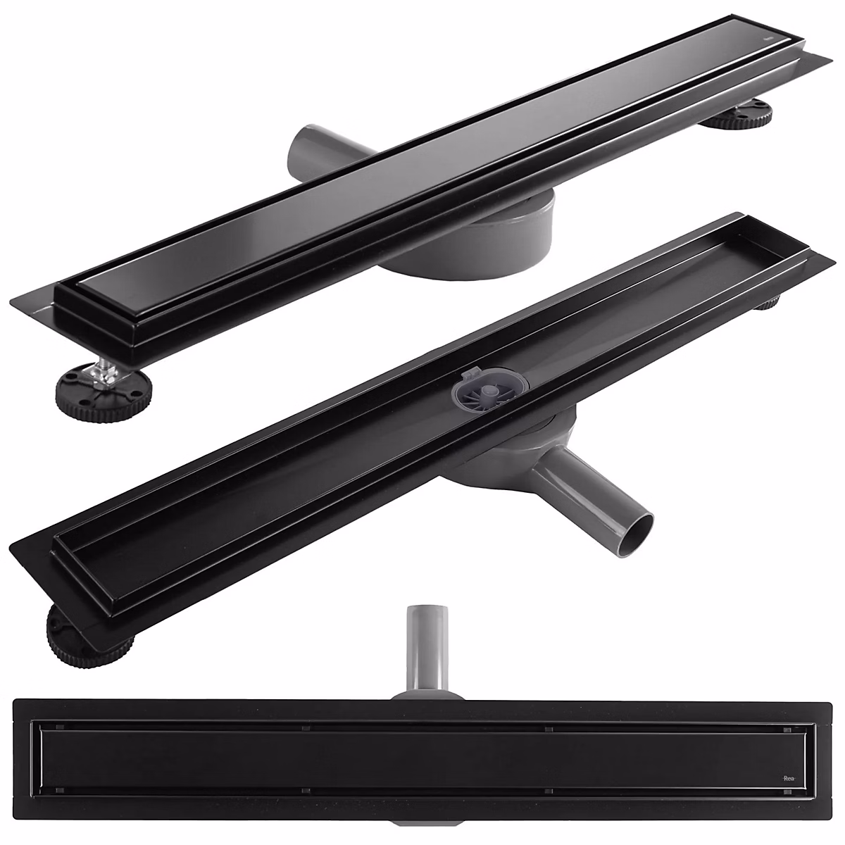Drain Linéaire Rea Neox Pro 60 Black – Réf. QABUNEAMB8361874847