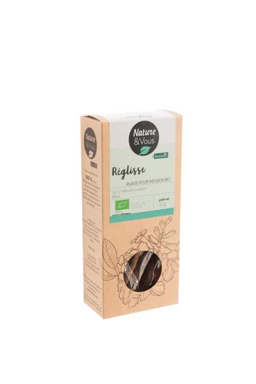 Tout pour le jardin:Infusion bio réglisse bâton 10 cm Nature & Vous – 50 g