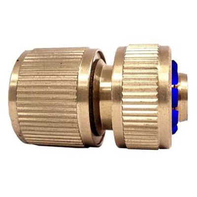Raccord rapide en laiton Aquastop