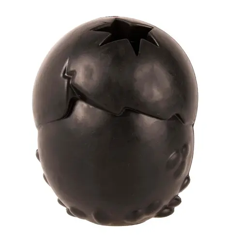 Une idée pour le jardin：Jouet pour chien coloris noir en caoutchouc distributeur de friandises Bite Me Grrrip It - Taille L 13 x 10 x 9 cm