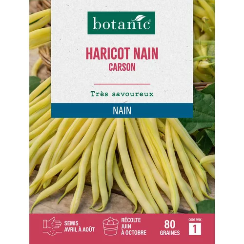 Jardin durable:Graines d'haricot nain carson botanic® - graines nain semer