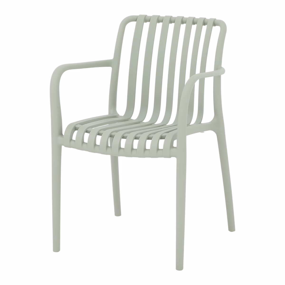 Chaise de jardin en plastique vert d'eau GoodHome Timbo – Réf. PIQHPIQNZ5184357547