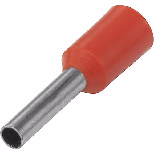 Embout de câble E100-18RD TRU COMPONENTS 10 mm² – 27,5 mm, lot de 100