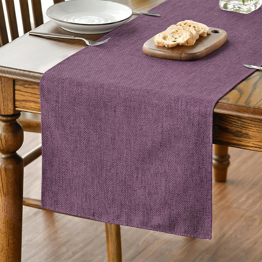 Chemin de Table Polyester Lilas 40 × 140 cm