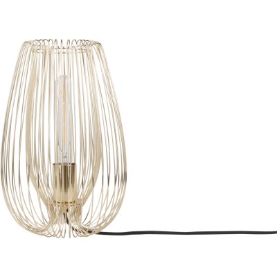 Lampe à poser en métal filaire Lucid gold (33 cm)