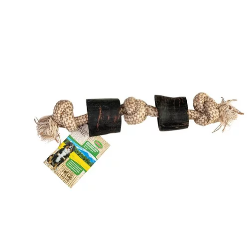 Une sélection pour l’extérieur：Corne marron avec corde 35 cm