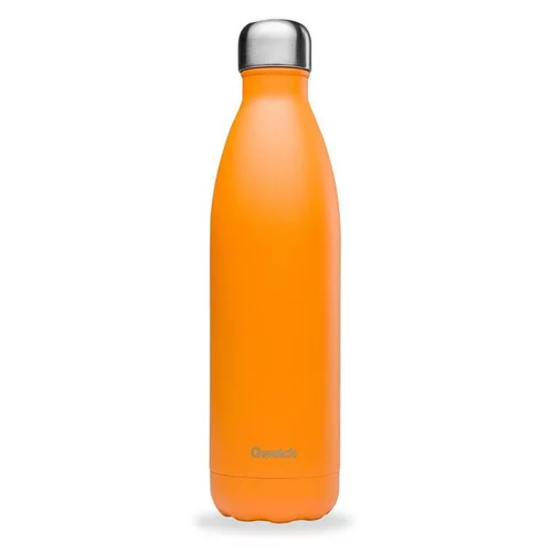 Une solution pour le jardin：Bouteille isotherme coloris orange inox pop Qwetch - 750 ml