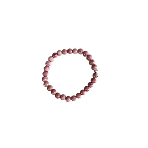 À adopter pour l’extérieur：Bracelet rhodonite rose 6mm