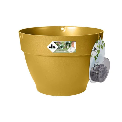 Moderne jardin:Suspension en plastique jaune miel Elho Vibia Campana - ø 26 cm