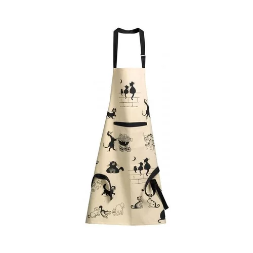 Pour vos moments en extérieur:Tablier de cuisine Dubout 3 chats et Compagnie - 72 x 85 cm