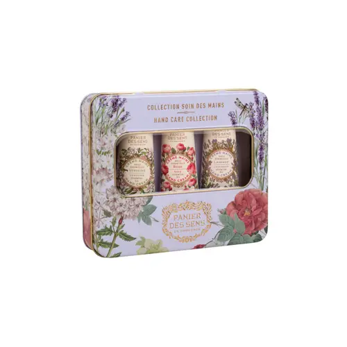 Le jardin au quotidien:Coffret 3 crèmes mains Les Essentiels lavande, rose, verveine Panier des Sens - 3 x 30 ml