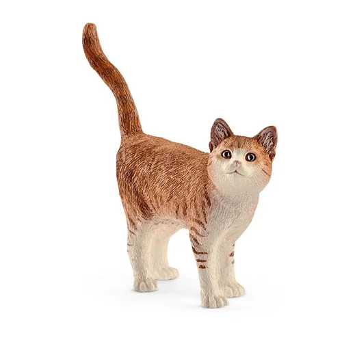 Jardin malin:Figurine Chat Série Animaux de la ferme 6,6x1,7x5,6 cm