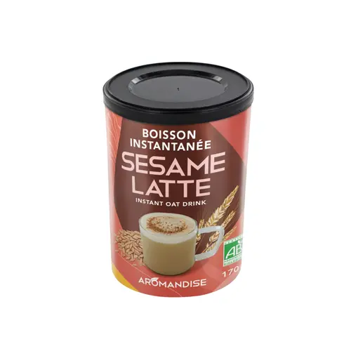 Jardin & idées:Boisson instantanée Sesame latte bio Aromandise - 75 g