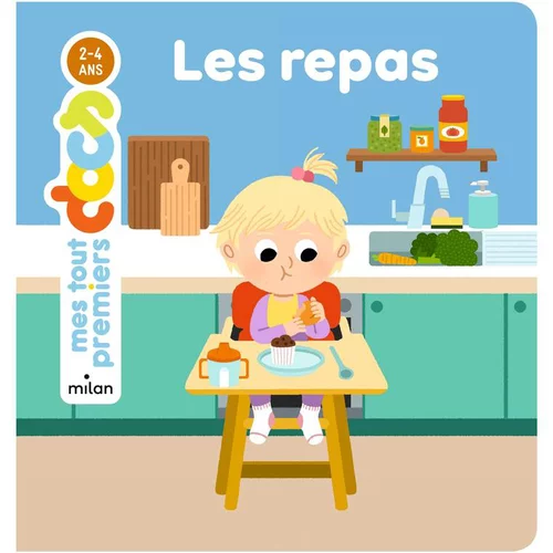 Un choix pratique pour le jardin:Tt premiers docs “Les repas” Éditions Milan