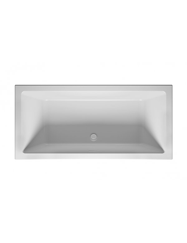 Baignoire RIHO RETHINK CUBIC Plug&Play 180 × 80 cm | Blanc – Droite – 80 – – 180 – – 80