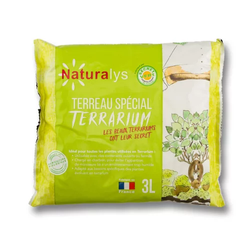 Sélection extérieure:Terreau spécial terrarium Naturalys - 3 L