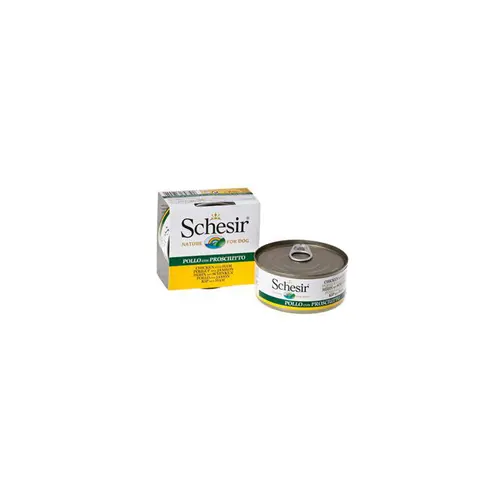 Jardin déco：Filets de poulet avec jambon en gelée Schesir 150 g