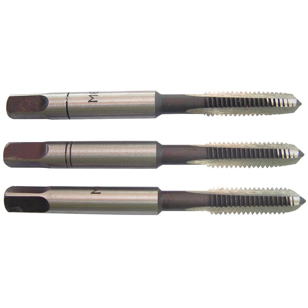 TIVOLY Lot de 3 tarauds métal, Diam.4 mm TIVOLY