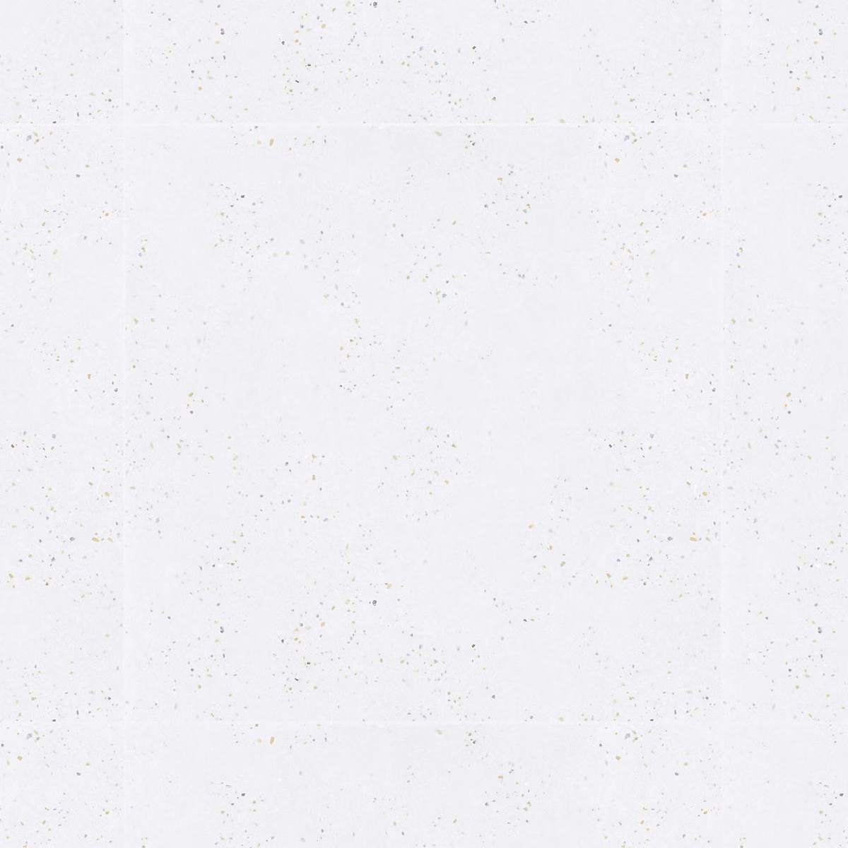 Carrelage effet Terrazzo Blanc Grisé 90 × 90 × 0 – 9 cm Soreli, Sol et mur intérieur (vendu par carton de 1,62 m²), RO'MA CARRELAGE
