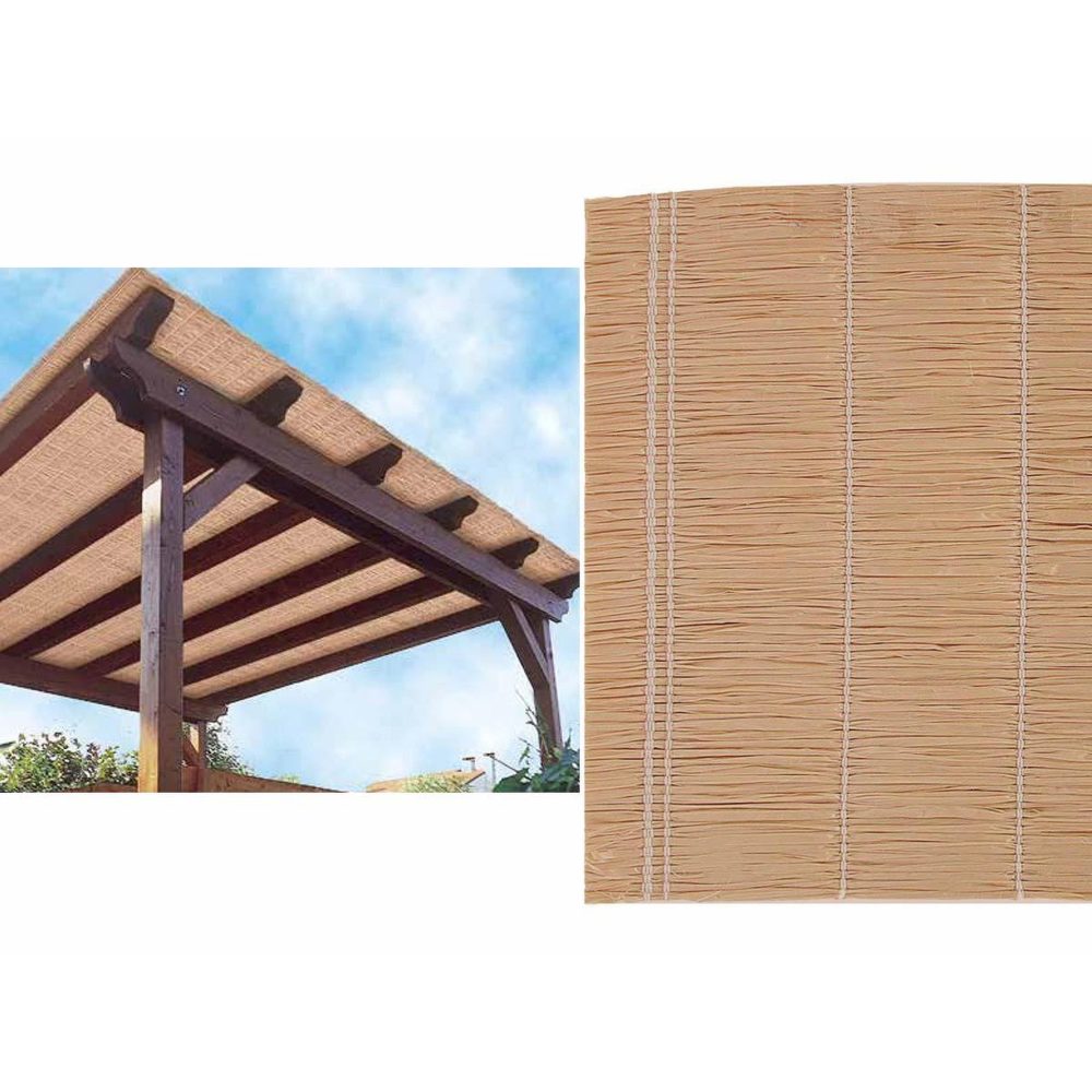 Jardiline Brise vue Multipaille 300 x H 150 cm Café - Jardiline