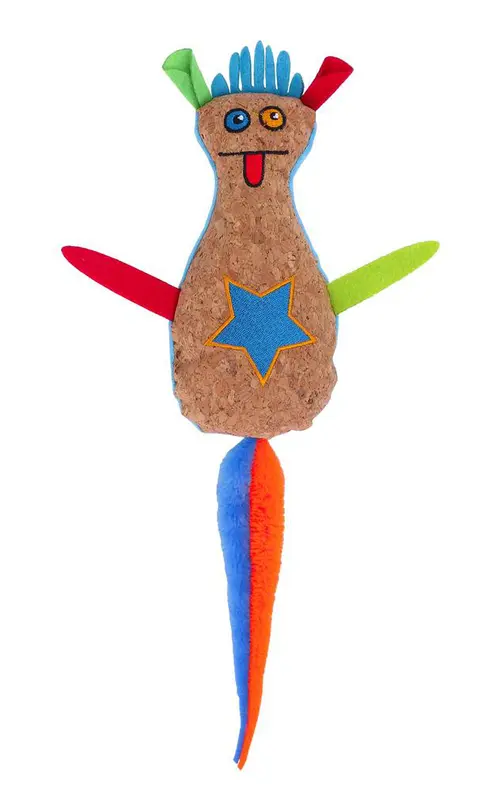 Jardin à équiper：Jouet pour chat coloris multicolore Wouapy Stranger Big Star - 21 x 18 x 4,8 cm