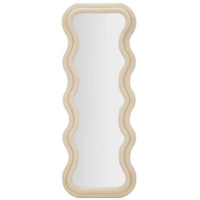 Miroir en MDF Emily 60 x 6 x 160 cm (Crème)