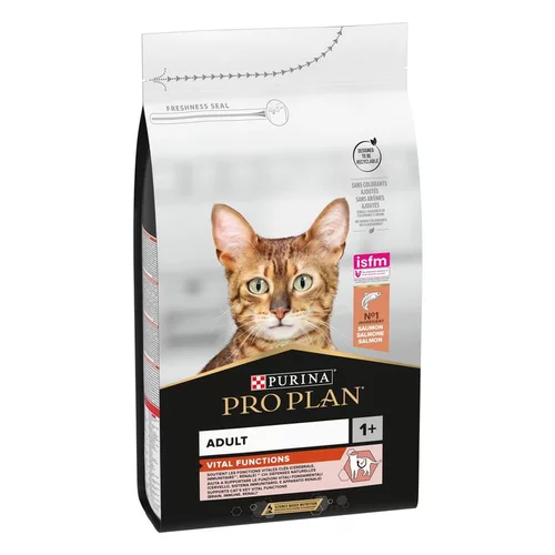 Accessoire extérieur:Croquette pour chat adulte au saumon et riz Pro Plan - 1,5 kg