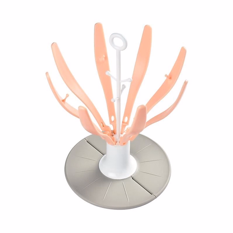 Béaba Biberonnerie Egouttoir Fleur Pliable Rose – Réf. UUXTZKQTO0151420225