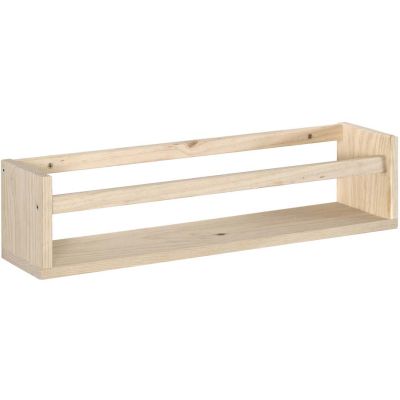 Étagère avec barre centrale en pin Kit Line (60 cm)