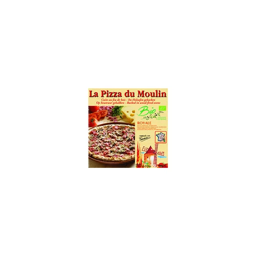 Bien pratique à l’extérieur：Pizza royale bio surgelée La Pizza du Moulin - 400 g