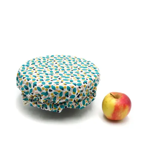 Jardin à organiser:Recouvre-bol en coton enduit Alterosac taille M - Ø 21 cm