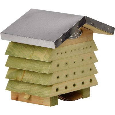 Refuge à abeilles en bois et zinc