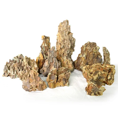 Pour vivre dehors：Décoration pour aquarium pierre canyon coloris marron Reptiles Planet - Taille S