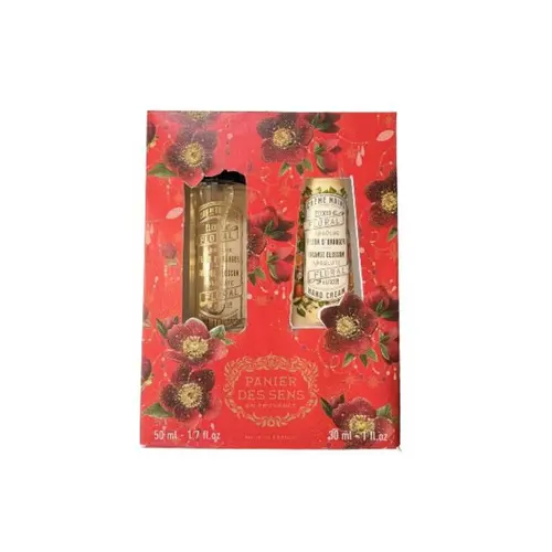 Pour profiter du jardin:Coffret eau de toilette et crème pour les mains Fleur d’oranger Panier des Sens - les 2 pièces