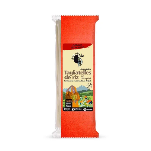 Jardin maison:Tagliatelles de riz 1/2 complet bio Compagnie du Riz - 200 g