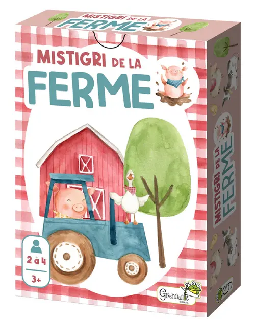 Pour la maison et l’extérieur:Jeu "Mistigri de la ferme" aux Éditions Grenouille