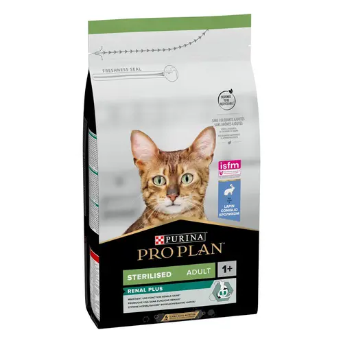 Nature extérieur:Croquette pour chat adulte stérilisé au lapin Pro Plan - 1,5 kg