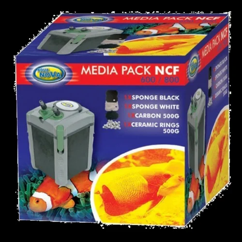 Adapté à l’extérieur：Pack média pour filtre aquatique, compatible NCF 600/800 - AQUA NOVA