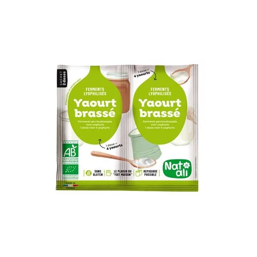 Nature au jardin:Ferment pour yaourt Natali - Sachet de 6g